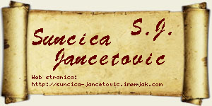 Sunčica Jančetović vizit kartica